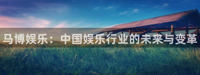 彩神vii官方：马博娱乐：中国娱乐行业的未来与变革